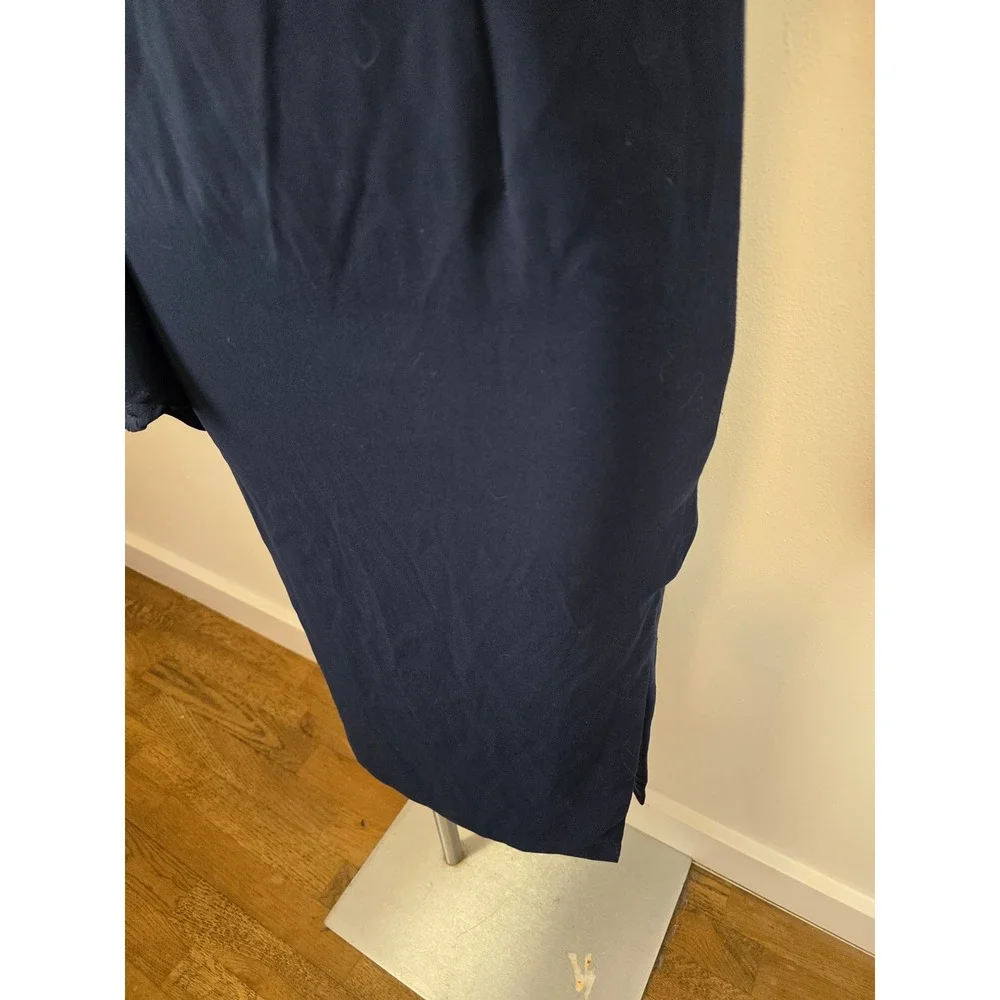 Bardot Navy Blue Off the Shoulder Bell Sleeve Sheath Dress Size 6 S‎ 36183DB